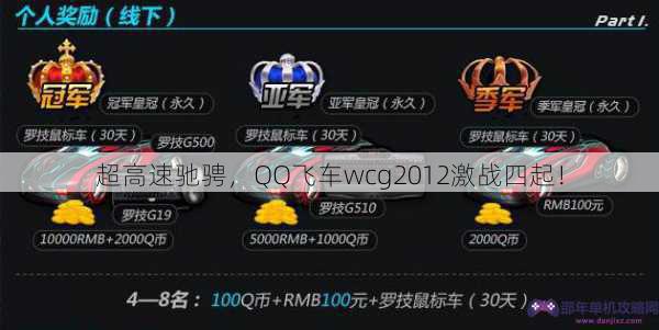 超高速驰骋，QQ飞车wcg2012激战四起！