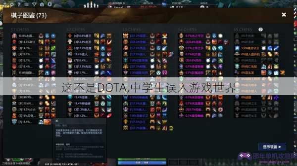 这不是DOTA,中学生误入游戏世界